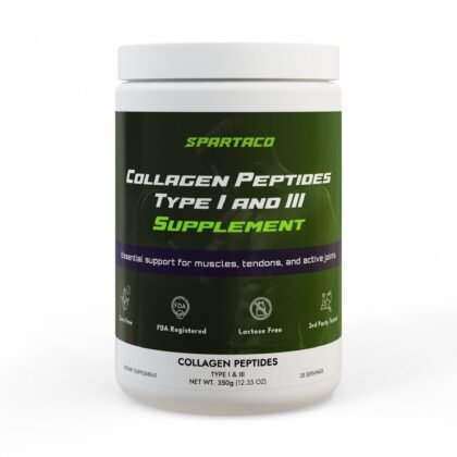 Collagen Peptides Type I & III Supplement (350g, 12.3oz)